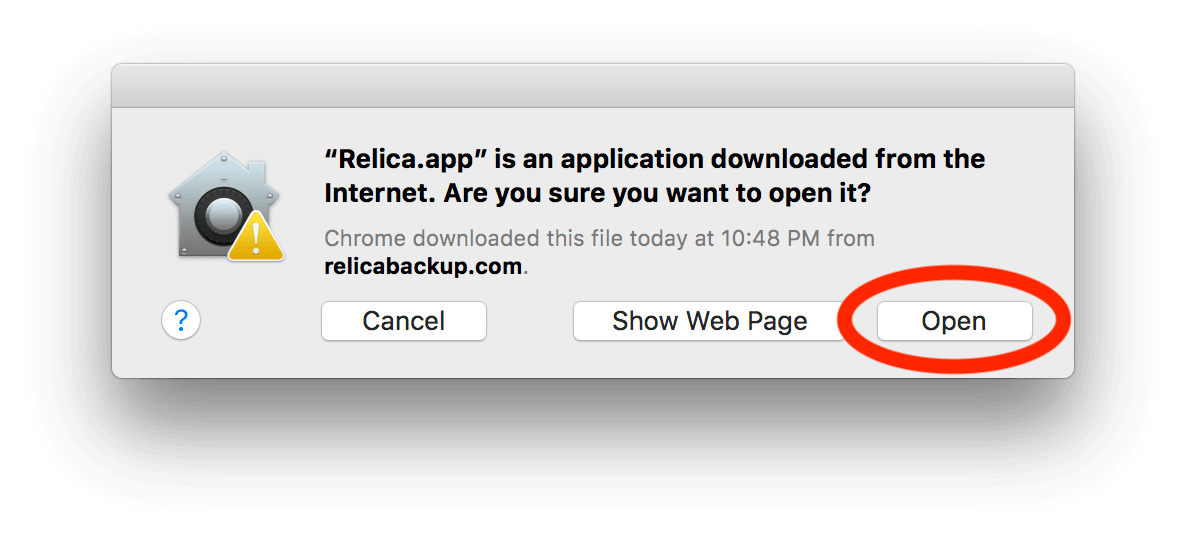 Run Relica using Launchpad.